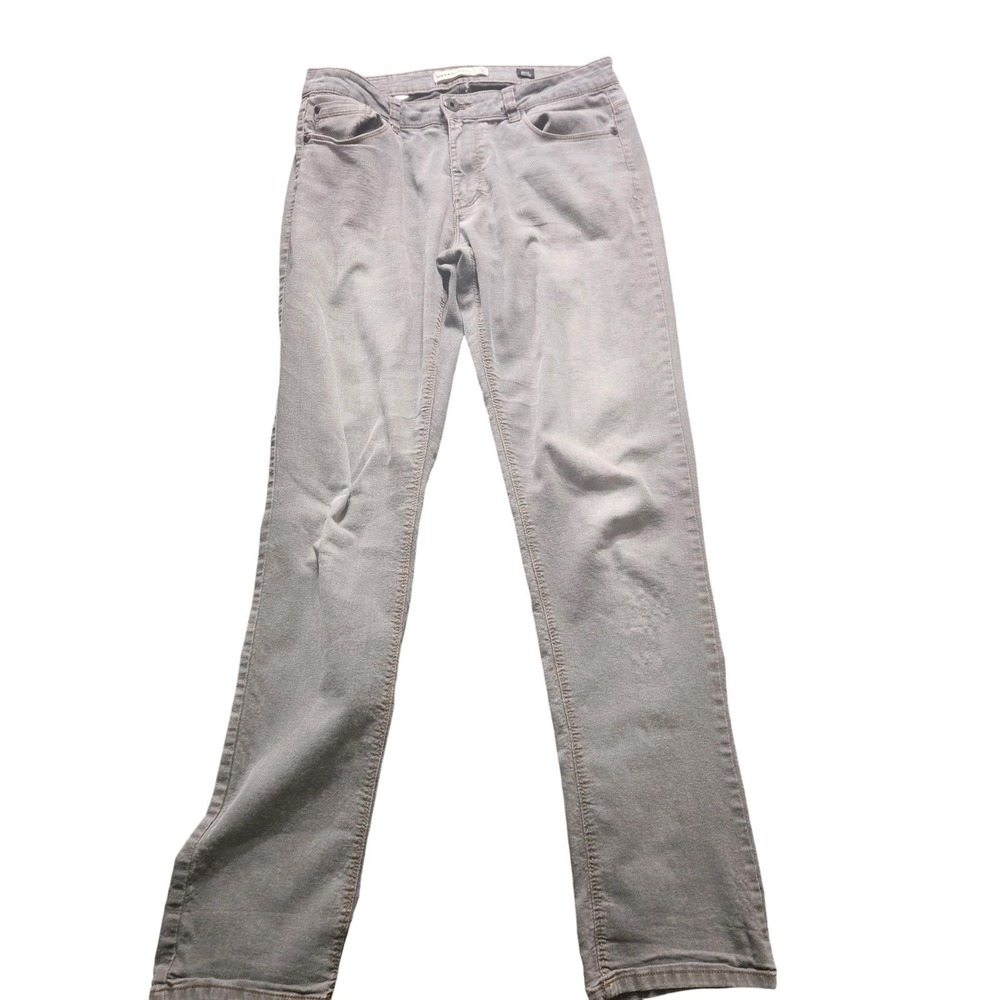 Koton Jeans Jeans‎ Mens 31x34 Gray Brad Straight Leg Denim Five Pocket Washed